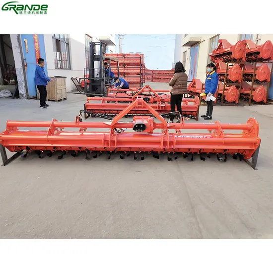 Gear Drive Three Point Linkage 3m Paddy Field Stubble Tillage Machine