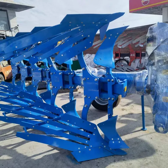 Durable and Reliable Tillage Machinery Mouldboard Plough 4 Share Hydraulically Reversible Ploughs
