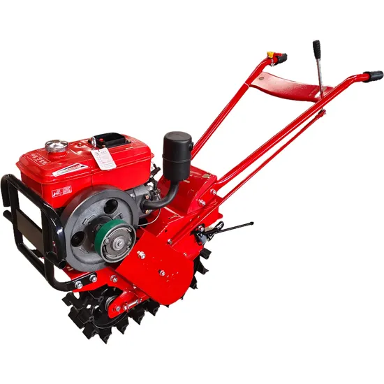 Heavy-Duty Multi-Terrain Crawler Tiller Cultivator Adjustable Depth Control Rotary Tiller