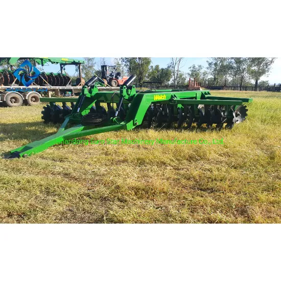 1bzt-6.0 Width 6m Hydraulic Heavy Duty Disc Harrow for 300-400HP Tractor Trailed Agricultural Machinery Folding Fold Wing Light Opposed Offset China Suppliers
