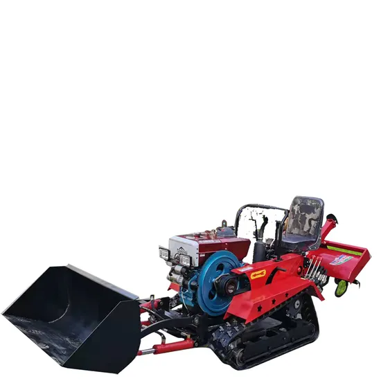 Popular Agricultural Farm Tools and Equipment 40 Horsepower Crawler Rotary Tiller with Various Implement Rotary Tiller