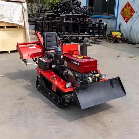 Farm Cultivator Rotary Tiller Agricultural Mini Crawler Tractor for Sale for Farm