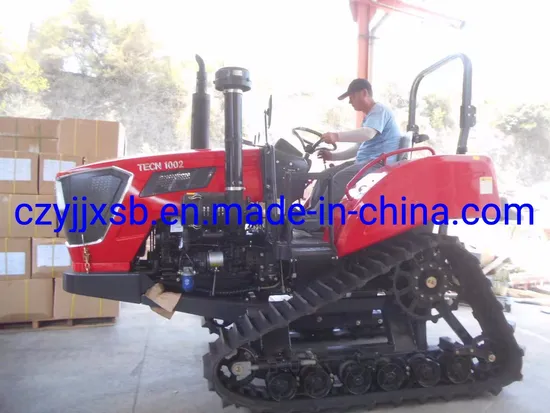 China Top Sale Guaranteed Quality 100 HP Farm Compact Rubber Track Tractor