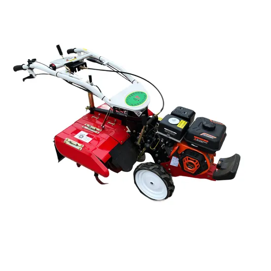 Hand Cultivator Chain Track Gasoline Cultivator Mini Wheel Plow Tiller