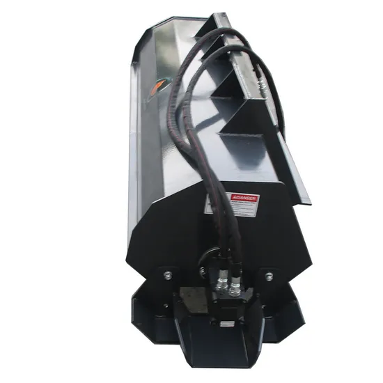 Unused High-Efficiency Tiller Skid Steer Attachment for Soil Preparation in Landscaping