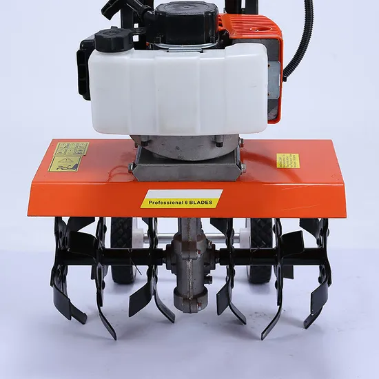 G-Carve Hand Push 52 Cc Replaceable 6 Blades Mini Big Power Gasoline Tiller