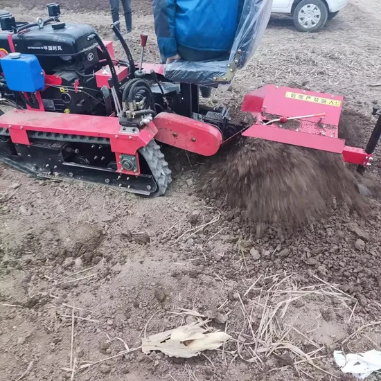 Multi-Functional Self-Propelled Rotary Tiller Mini Crawler Rotary Tiller