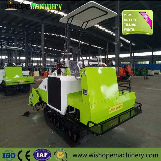 Mini Motor Brush Cutter Compact Tractor with Small Farm Cultivator