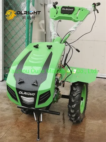 195f 18HP Gasoline Rotary Cultivator Min Multi-Fuction Tiller with Light Cover From Oujie Group