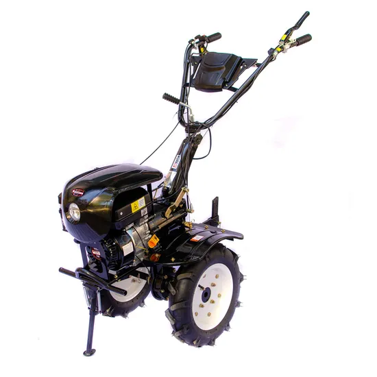 7HP Mini Tiller with Single Light Cover on Petrol Engine