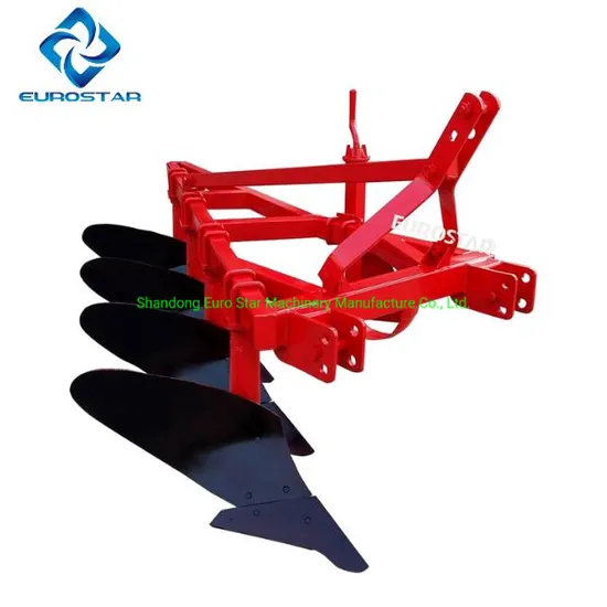 Working Width 800mm 1L-420 Furrow Plough for 35-40HP Tractor Filed Farm Agricultural Machinery Heavy Duty Paddy Disc Plough Share Plow Hydraulic Flip Plow