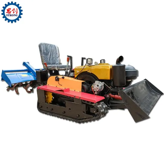 Remote Control Micro Rotary Tiller Multifunction Crawler Tractor