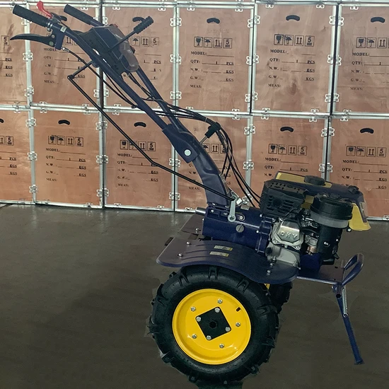 Jc Compact Gasoline Power Tiller with 3600r/Min Speed for Efficiency Tiller