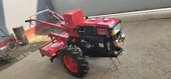 Factory Directly Sale High Quality Water Cooled Diesel Two Wheel Walking Tractor