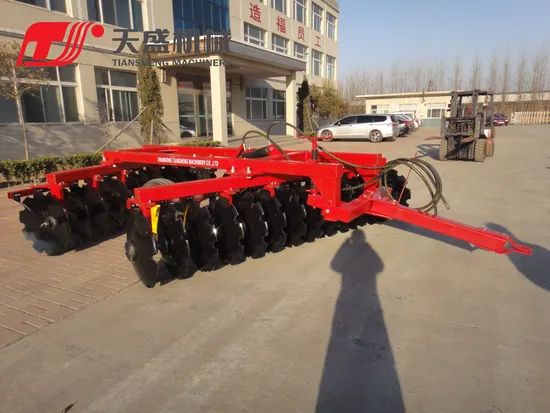 Agricultural Machinery Tractor Three Point Mounted Offset Hydraulic 28blades Heavy Duty Disc Harrow