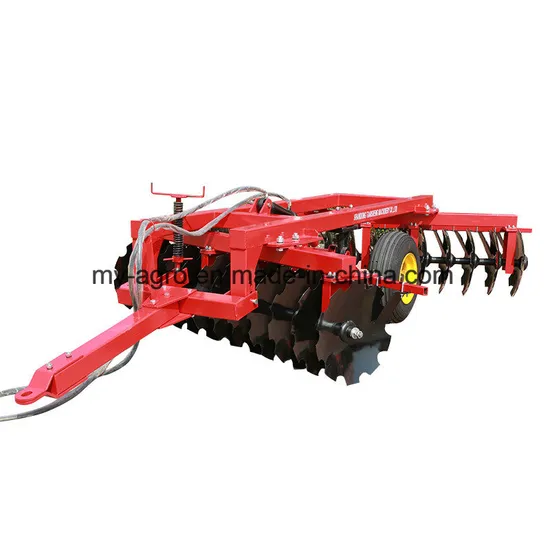 Hydraulic Trailed Offset 24 Discs Harrow with Wheels for 100HP Tractor