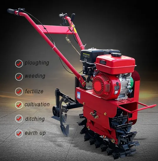 Small Agriculture Machinery Gasoline Diesel Mini Plough Machine