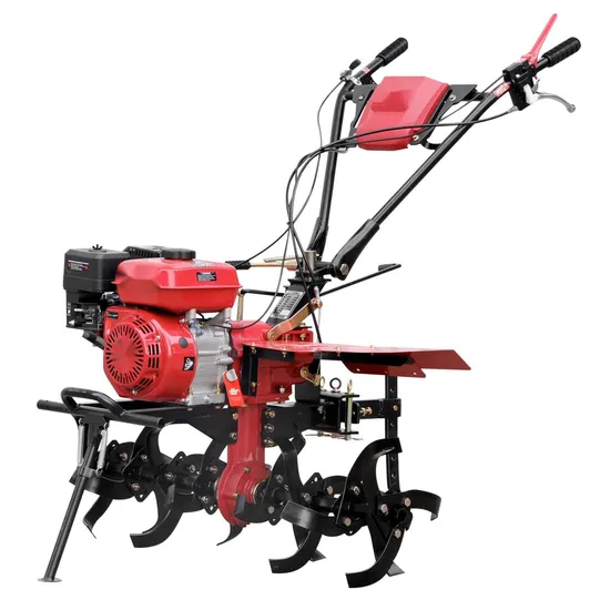 7HP, 9HP Agricultural Gasoline, Diesel, Mini, Small Farm Cultivator, Walking/Hand Tractor, Crawler Tractor, Garden Power Weeder, Tiller with Paddy Blades