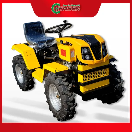 12HP - 18HP 4WD Tractor Compact Farming Equipment Agricultural Small Tractors Mini Tractor 4 Wheel with Seat Tractor