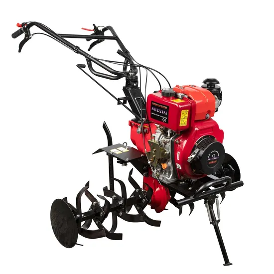 Diesel Mini Rotary Cultivator Tiller Agricultural Land Machine Power Tiller