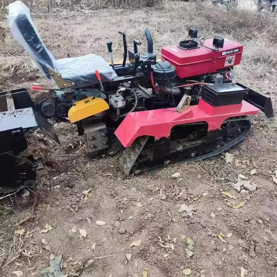 Mini Crawler Tractor Agriculture Farm Machine Tractor Rotary Tiller for Sale
