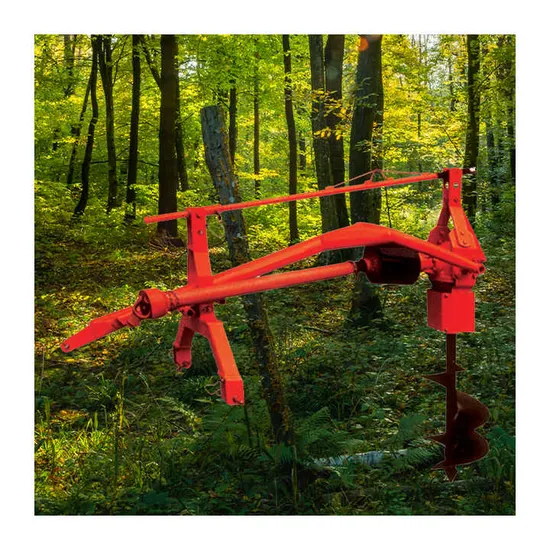 Heavy-Duty Electric Post Hole Digger with Steel Handle