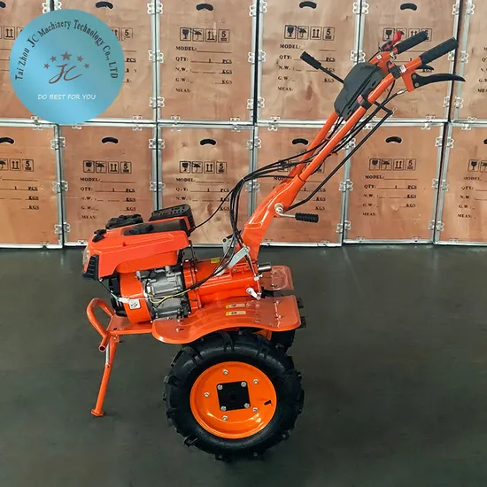 Jc Gasoline Engine Cultivator Single-Cylinder Agricultural Power Weeder Mini Tiller