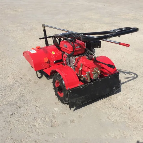 Gasoline Four-Wheel Drive Micro-Cultivator Hand Push Fruit Weeding Trenching Soiler Trenching Machine Cultivator