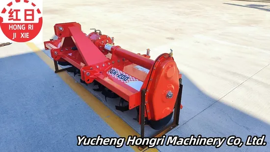 2024 Hot Selling Hongri Brand Three-Point Suspension Agricultural Side-Drive Rotary Tillers Are on Sale at The Best Price