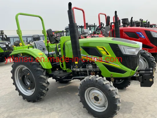 China Factory High Quality 20-180HP 4 Wheels Drive Farm Tractor with Agricultural Implements