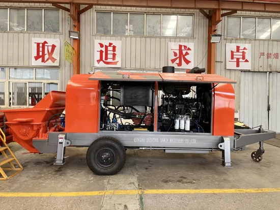 High Hydraulic Pressure Concrete Pump Beton Pump From 20 Cubic Meter Per Hour to 80 Cubic Meter