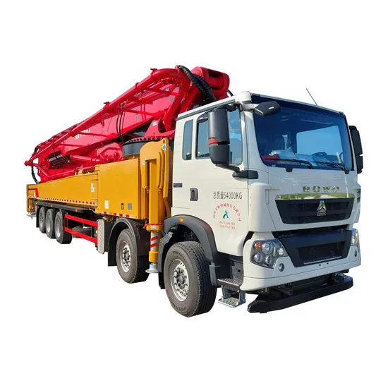 37m Pump Mounted Chassis Mixer Truck Concrete Pump