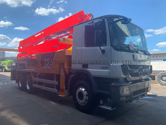 Remanufactures 38m Putzmeister Used Second Hand Beton Pumping Veichel Concrete Boom Pump Truck