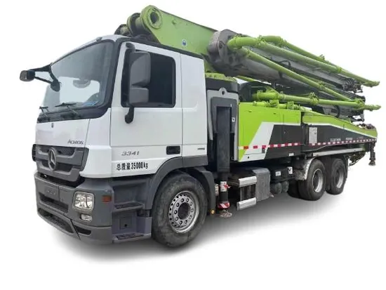 2019 Zoomlion 52m on Mercedes Benz Chassis Concrete Cement Machinery Construction Equipment Second Hand Cement Used Concrete Pump Truck