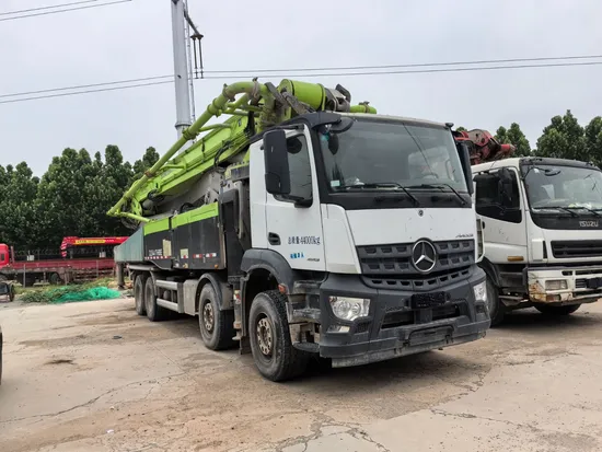 Hot Sale Used Concrete Pump Truck 56m Mercedes Chassis Original Condition