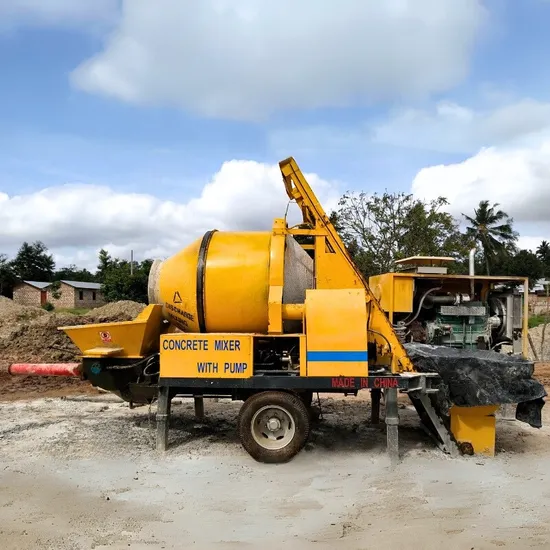 Customization Diesel and Electric Concrete Mixer with Pump Jbts30/40 Concrete Mixer Pump
