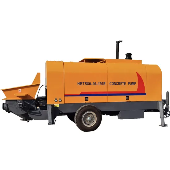High Pressure 30m3 to 90m3 Trailer Concrete Pumping Machine and Concrete Mixer Diesel Concrete Pump