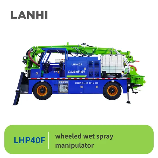 Shotcrete Machine Mobile Wet Spray Manipulator Cart - Lanhi Lhp40f