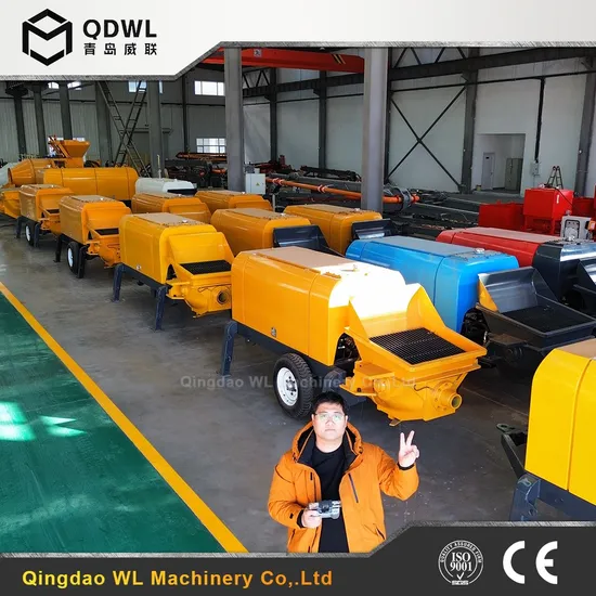 30m3/H Hbts30 Trailer-Mounted Concrete Pump Putzmeister Concrete Pump Beton Pump with Rexroth Fittings