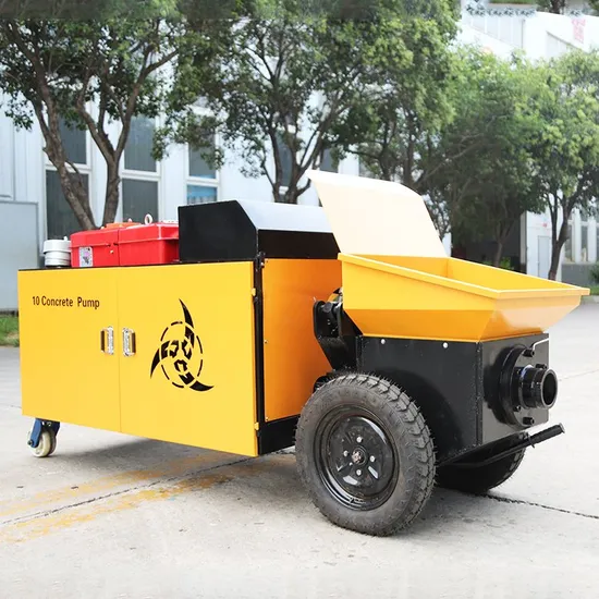 Stationary Concrete Pump Hydraulic Trailer Truck Mini Diesel Portable Gear Mortar Concrete Pumpconcrete Gear Pump