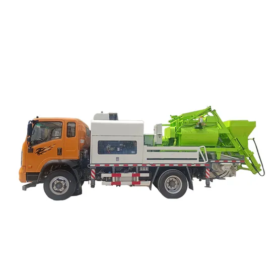 High Quality Low Price Concrete Truck Mounted Mixer Pump to Peru Chile Concrete Pump