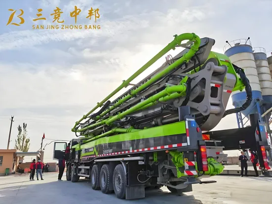 Zlj5441 Thbse 59 Meter Low Price High Quality Used Construction Machine Placing Boom Mounted Concrete Pump Truck for Sale