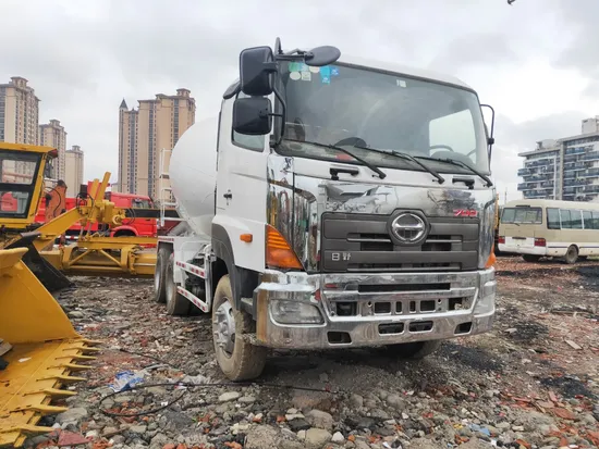 Second Hand Hino 700 6X4 Concrete Mixer Truck for Sale