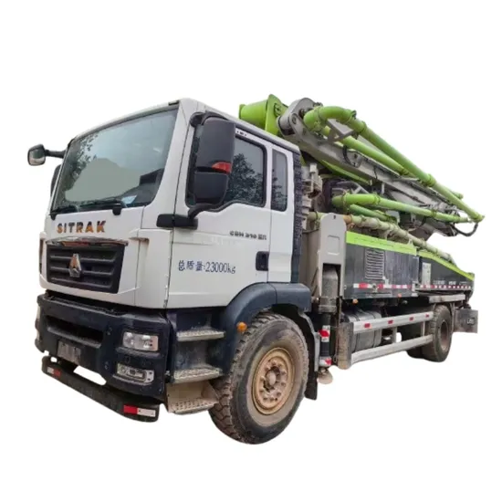 Used Machines 2022 Zoomlion 38m Used Concrete Pump Truck Second-Hand