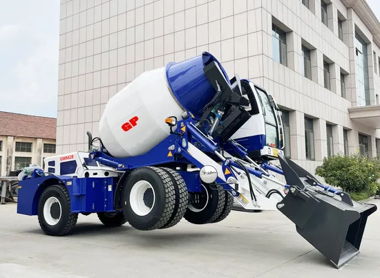 Self Loading Diesel Portable Concrete Mixer Machine with Auto Weighing System