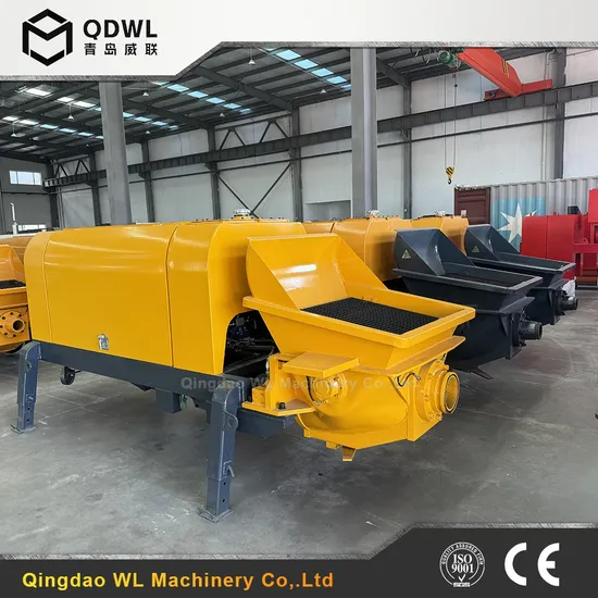 Concrete Pump Hydraulic Piston Mobile Concrete Trailer Pump with Factory Price
