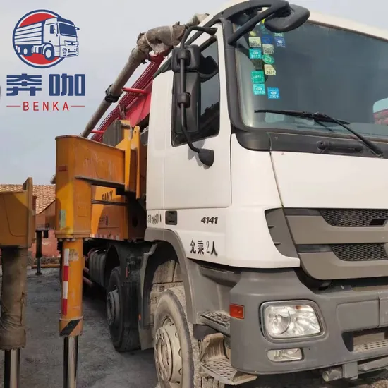 High-Performance Mercedes-Benz Pump Truck Model 4141 and 3341 8X4 6X4