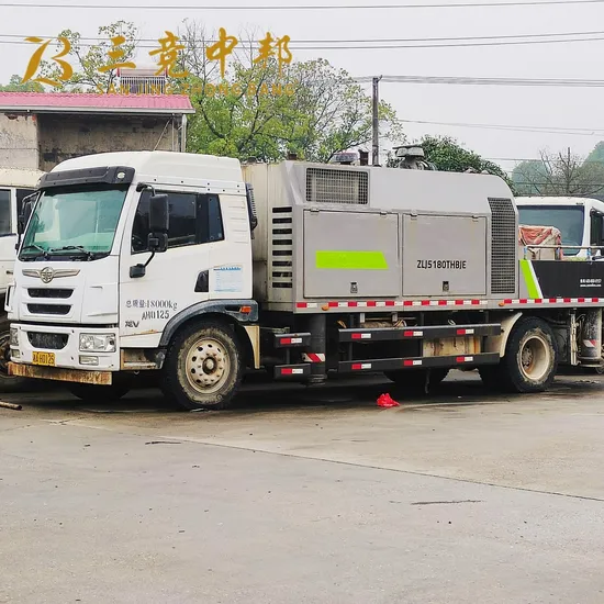 Sales Good Used Truck-Mounted Concrete Pump Truck Super Power Engine