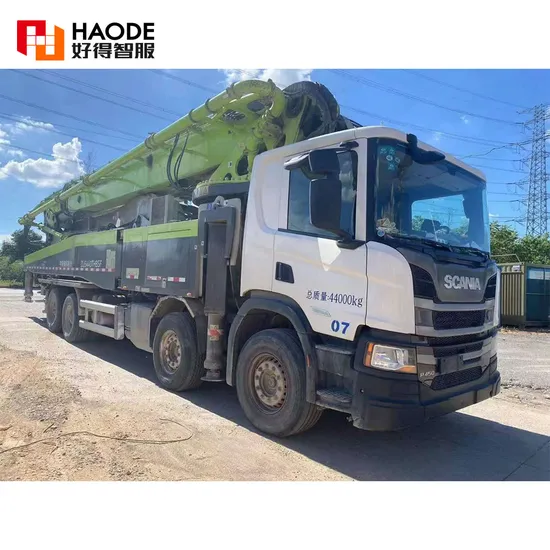 2020 Zoomlion Heavy Industry Zlj5440 59m Construction Equipment Used Concrete Machinery Boom Pump Truck