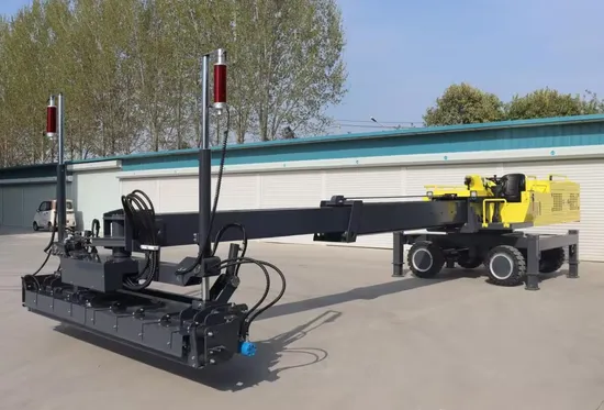 Telescopic Boom Laser Screed Machine Concrete Floor Plant Concrete Paving Machine